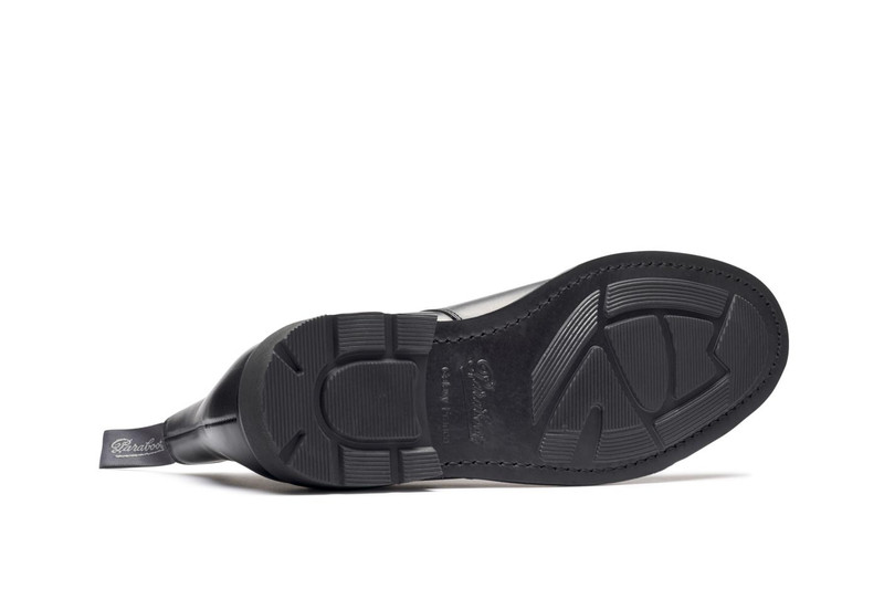 Chamfort Black Silk - Rubber Sole 5