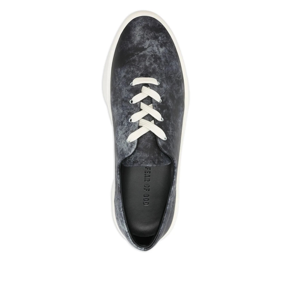 INDIGO BLUE LACE-UP SNEAKERS - 2