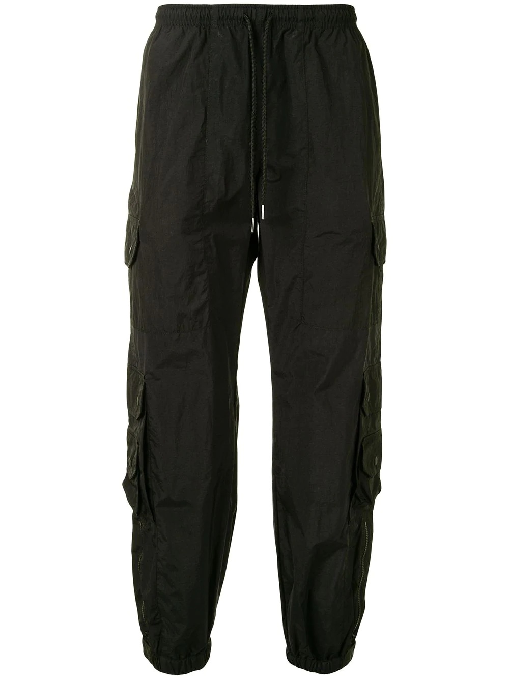 drawstring cargo trousers - 1