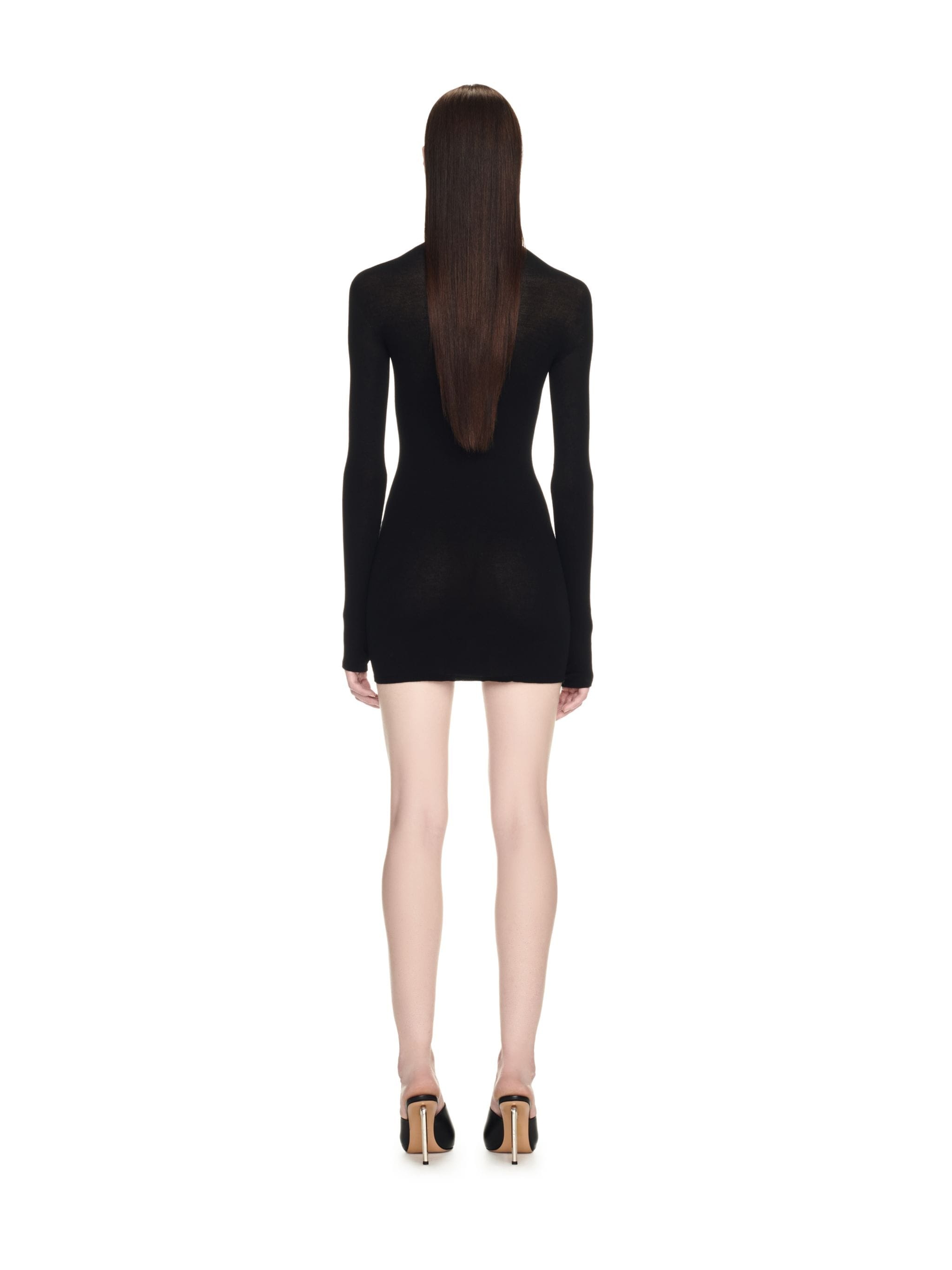 Off Stamp Slick Mini Dress - 4
