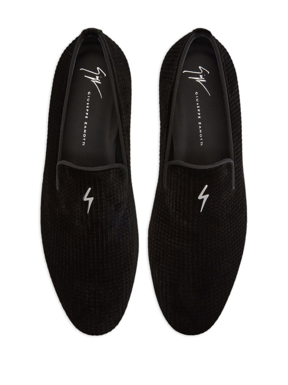 G-Flash velvet loafers - 4