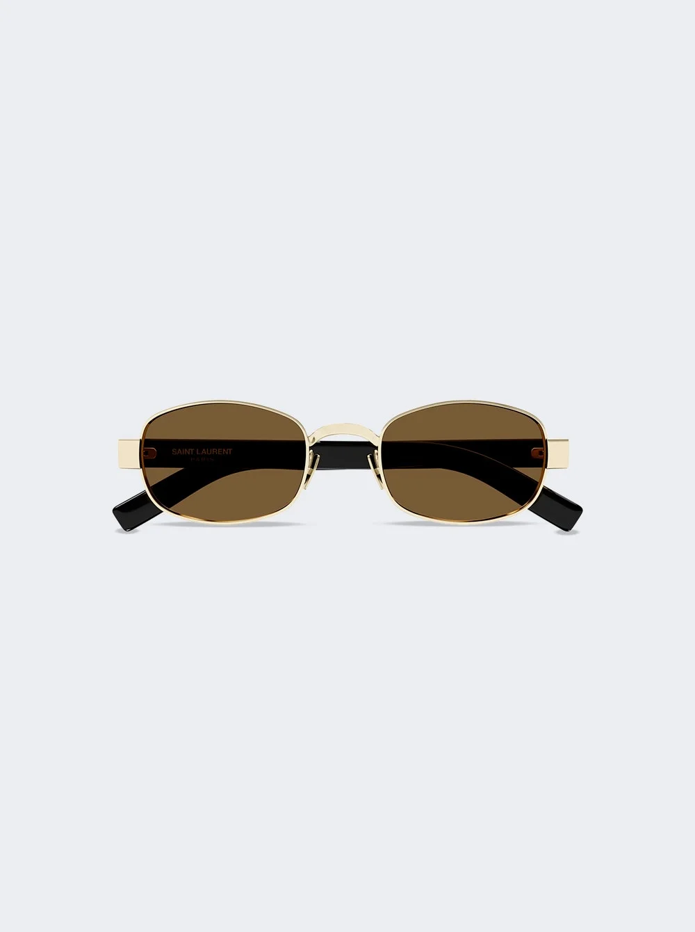 Rectangular Sunglasses Shiny Light Gold - 1