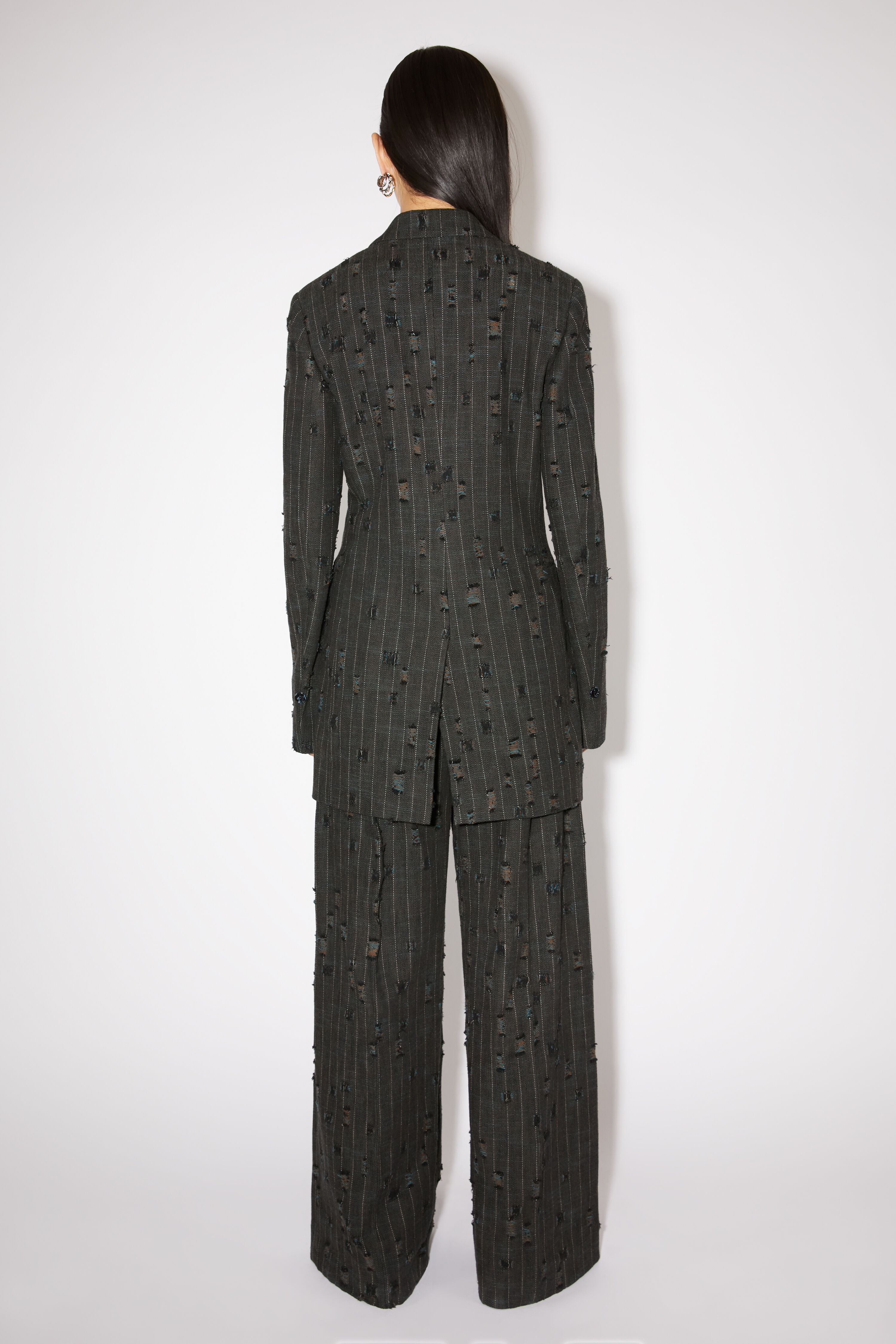 Fitted suit jacket - Anthracite grey - 3