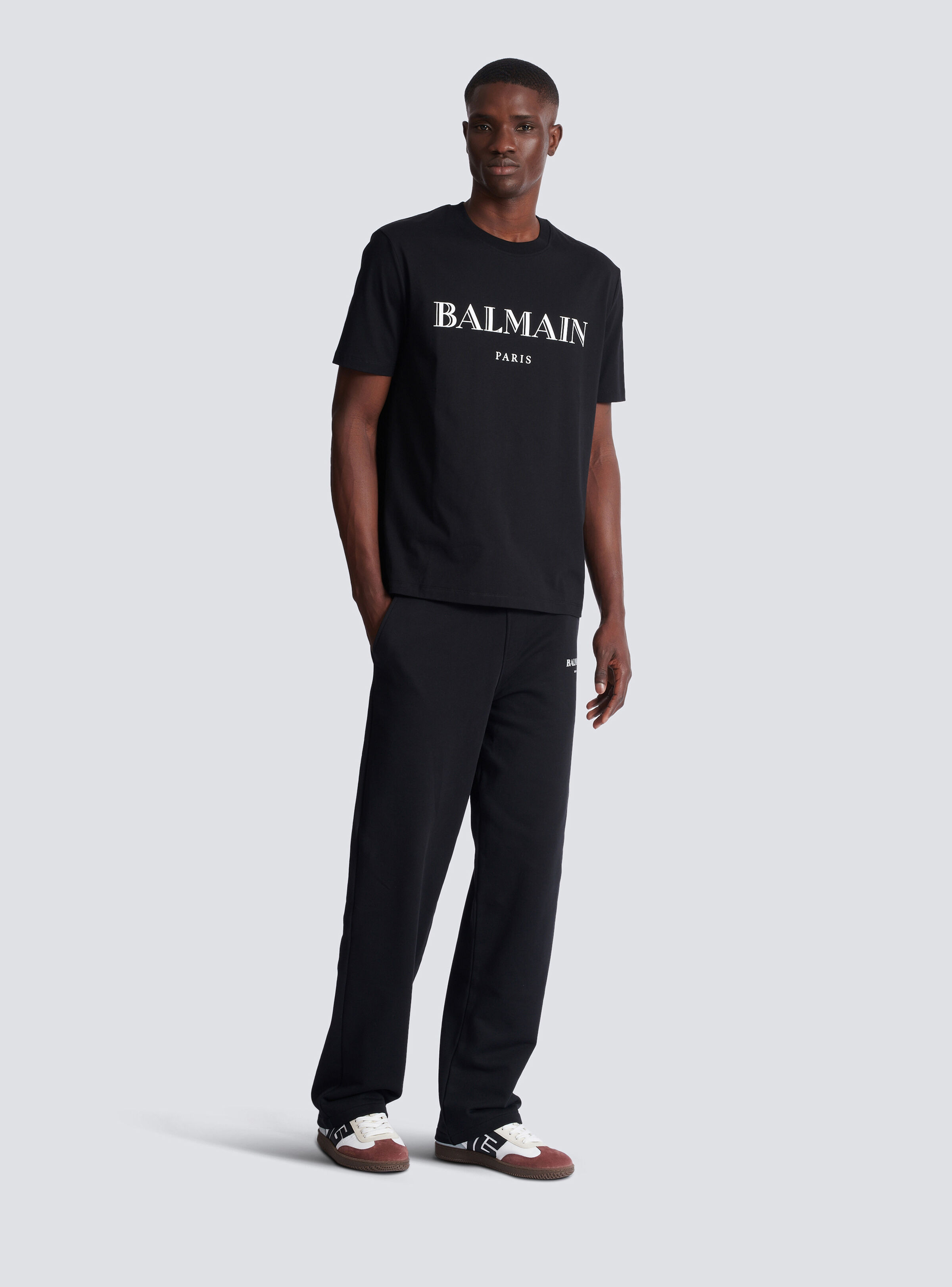 T-shirt with Balmain print - 3