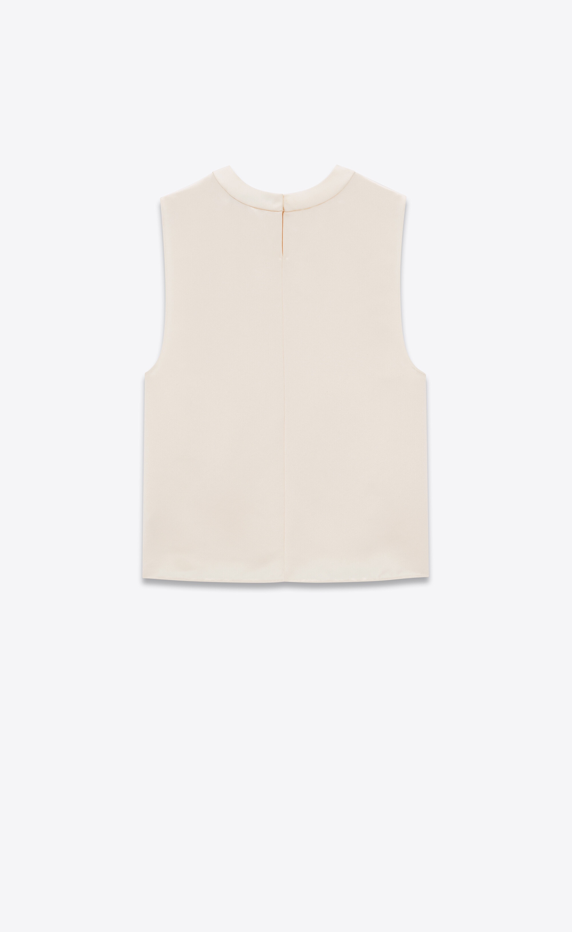 tank top in silk satin - 3