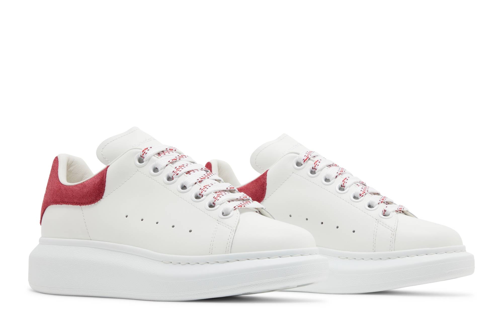 Alexander McQueen Wmns Oversized Sneaker 'White Cherry' - 8