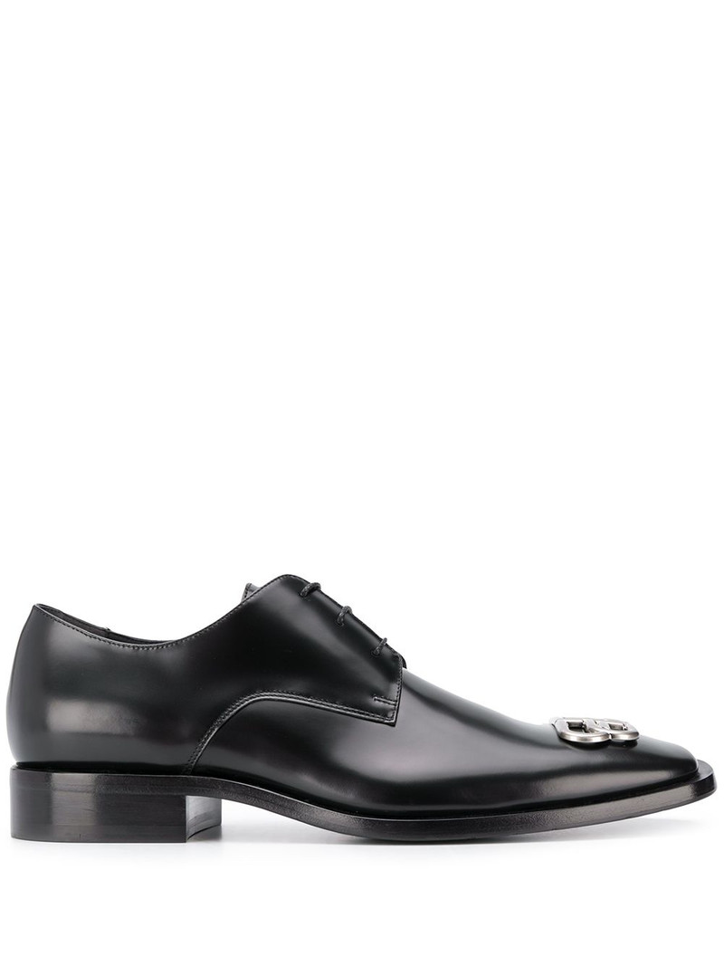 square toe derby shoes - 1
