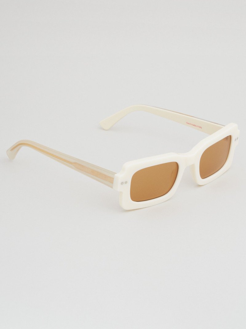 Marni WHITE ACETATE LAKE VOSTOK SUNGLASSES outlook