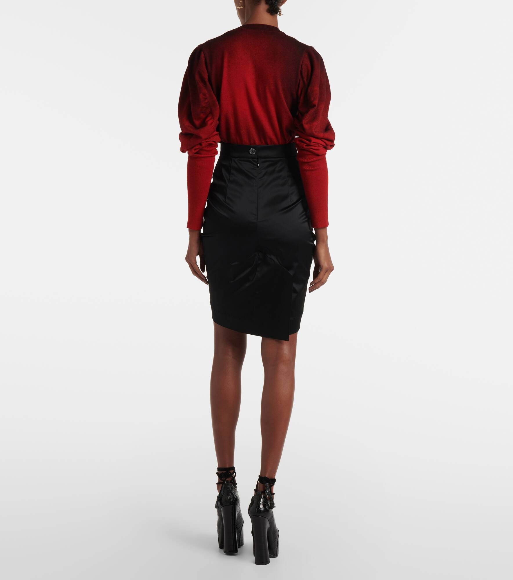 Vivienne Westwood Satin midi skirt | mytheresa | REVERSIBLE