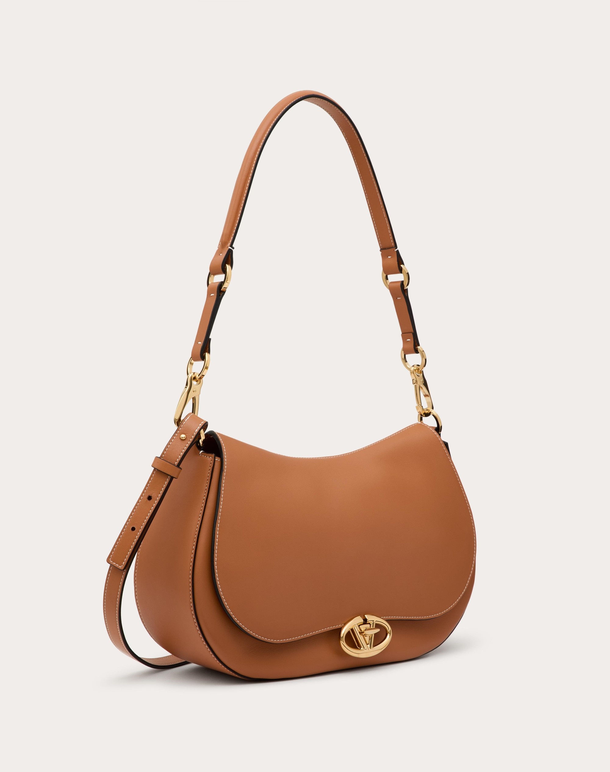 VALENTINO GARAVANI OHVAL MEDIUM SHOULDER BAG IN NAPPA CALFSKIN - 3