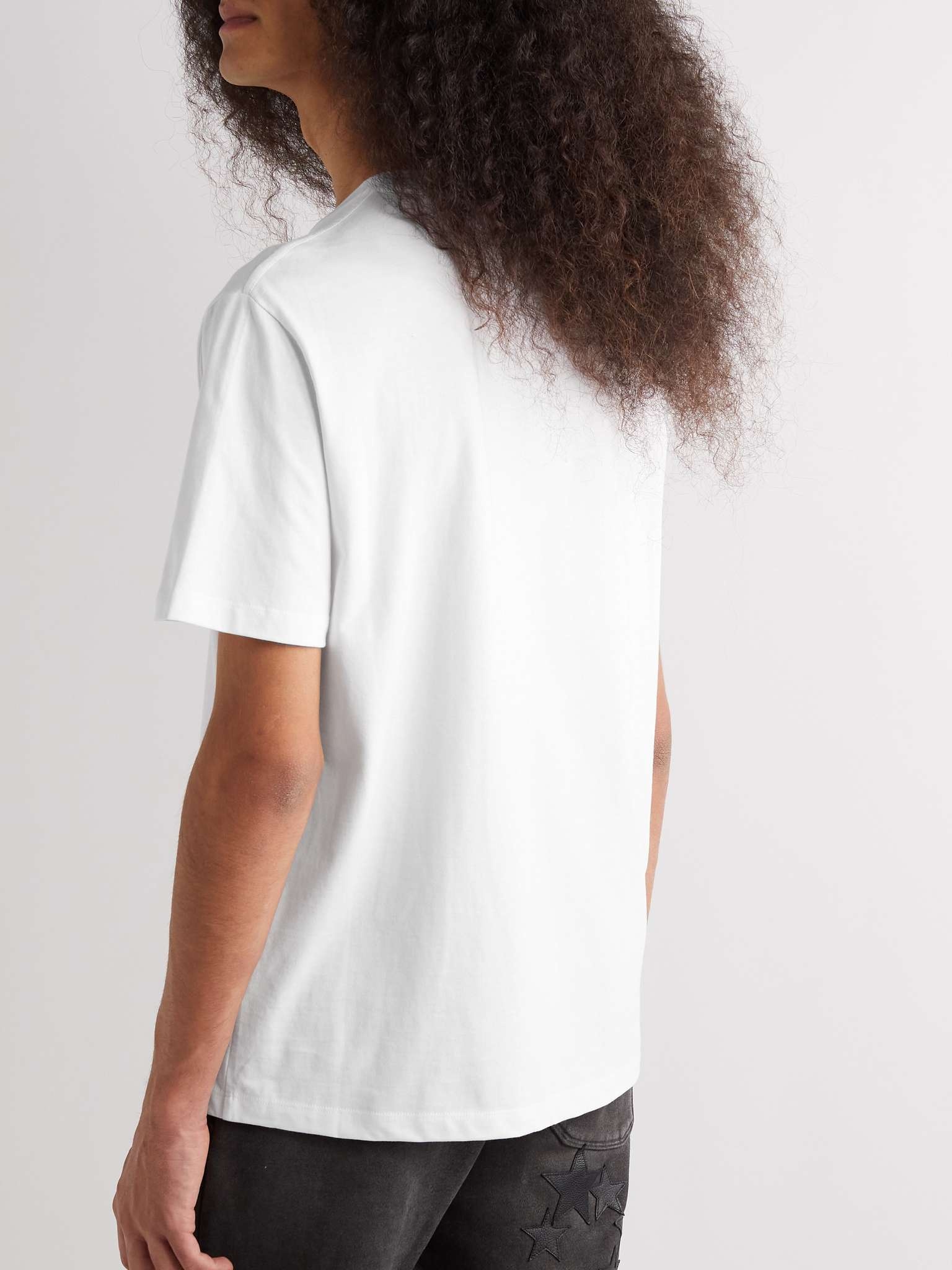 Printed Cotton-Jersey T-Shirt - 4