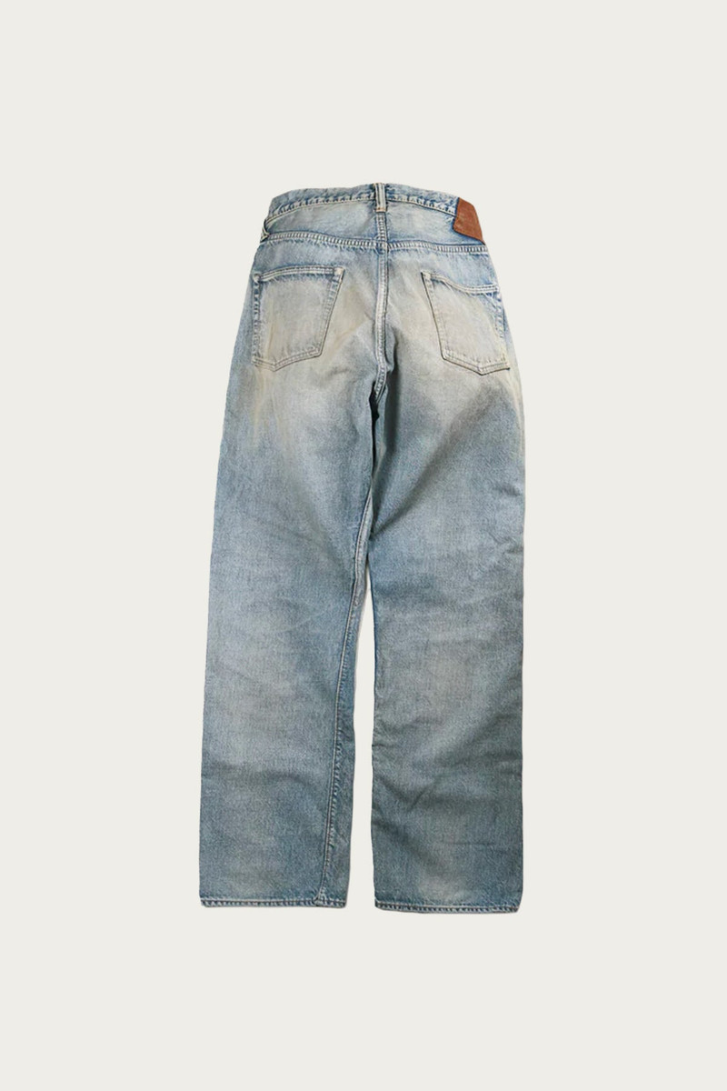 FULLCOUNT 1354-0105 Santa Monica Hand Wash Denim - Indigo Blue outlook