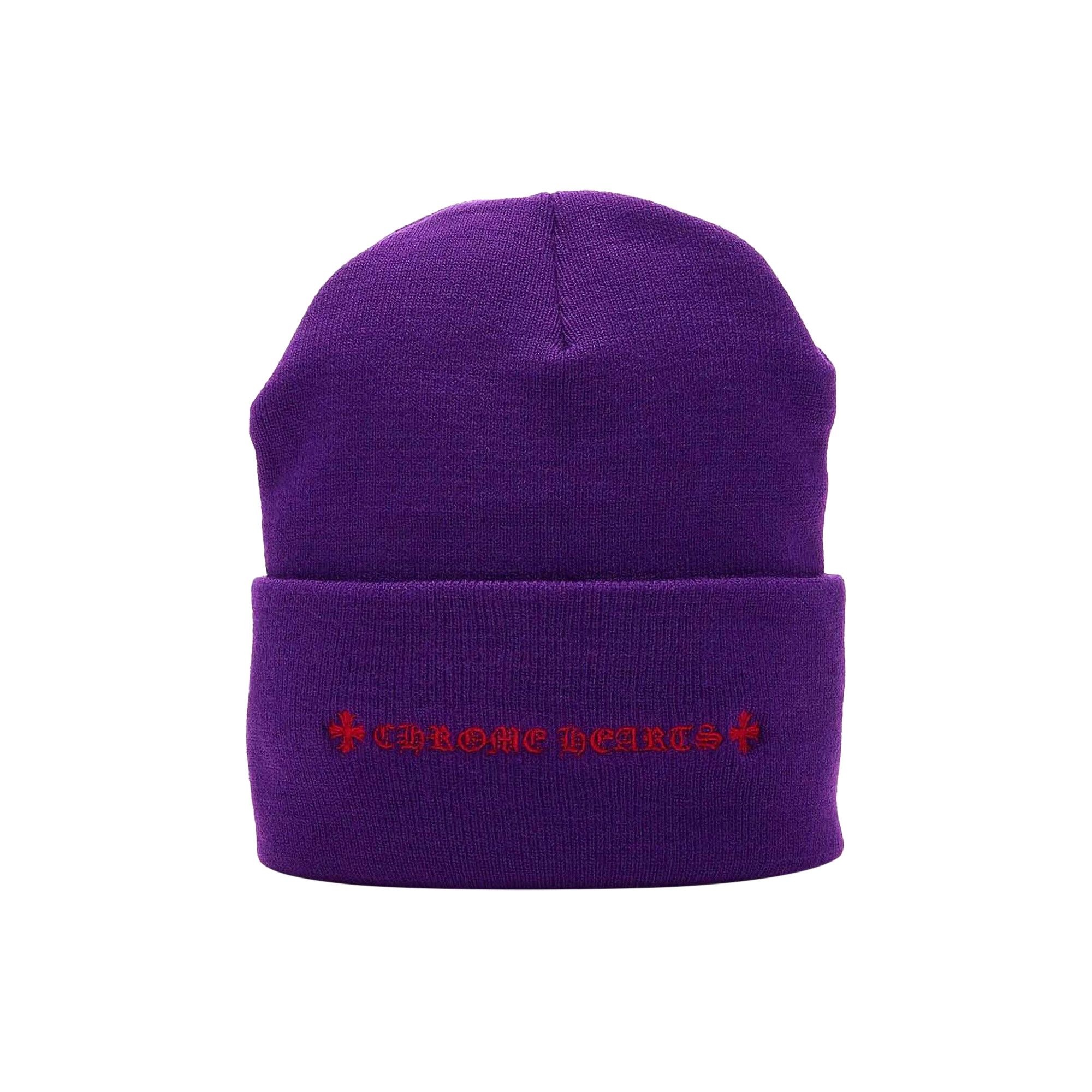 Chrome Hearts Watch Cap 'Purple/Red' - 2