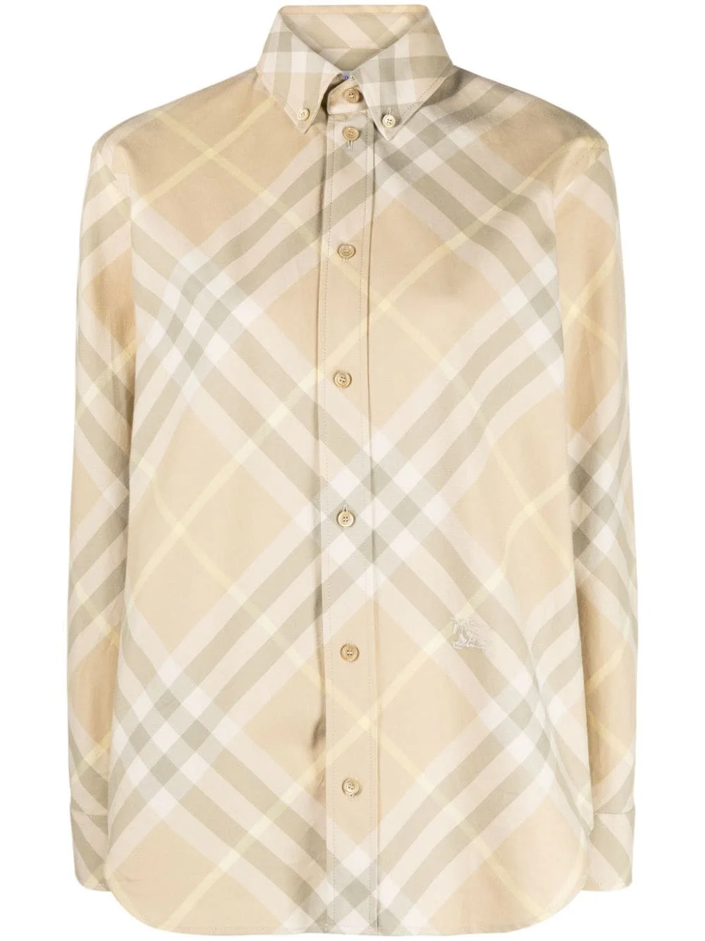Burberry Women Check Motif Cotton Shirt - 1
