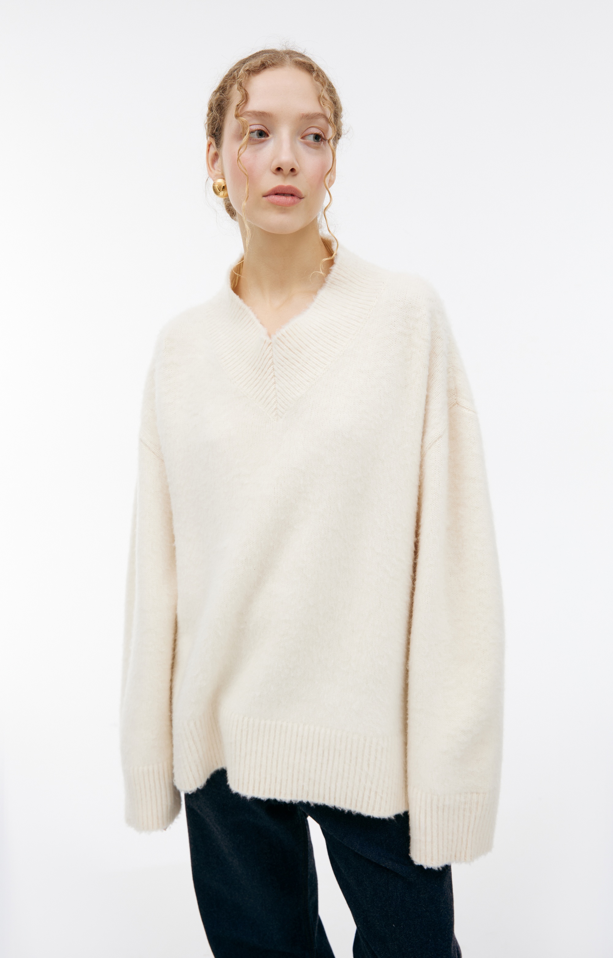 CASHMERE KNIT SWEATER - 4