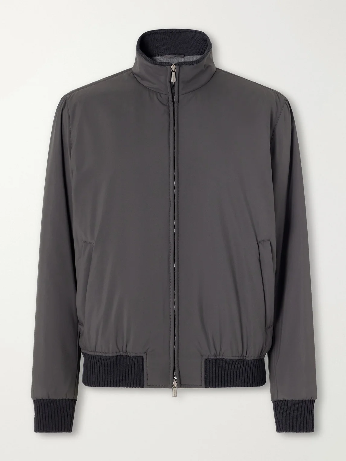 Nylon Bomber Jacket - 1
