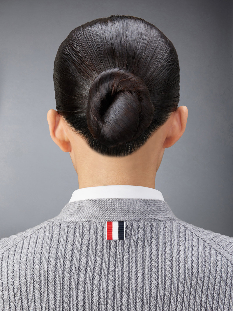 Merino 모직 4바 Cropped 가디건 5