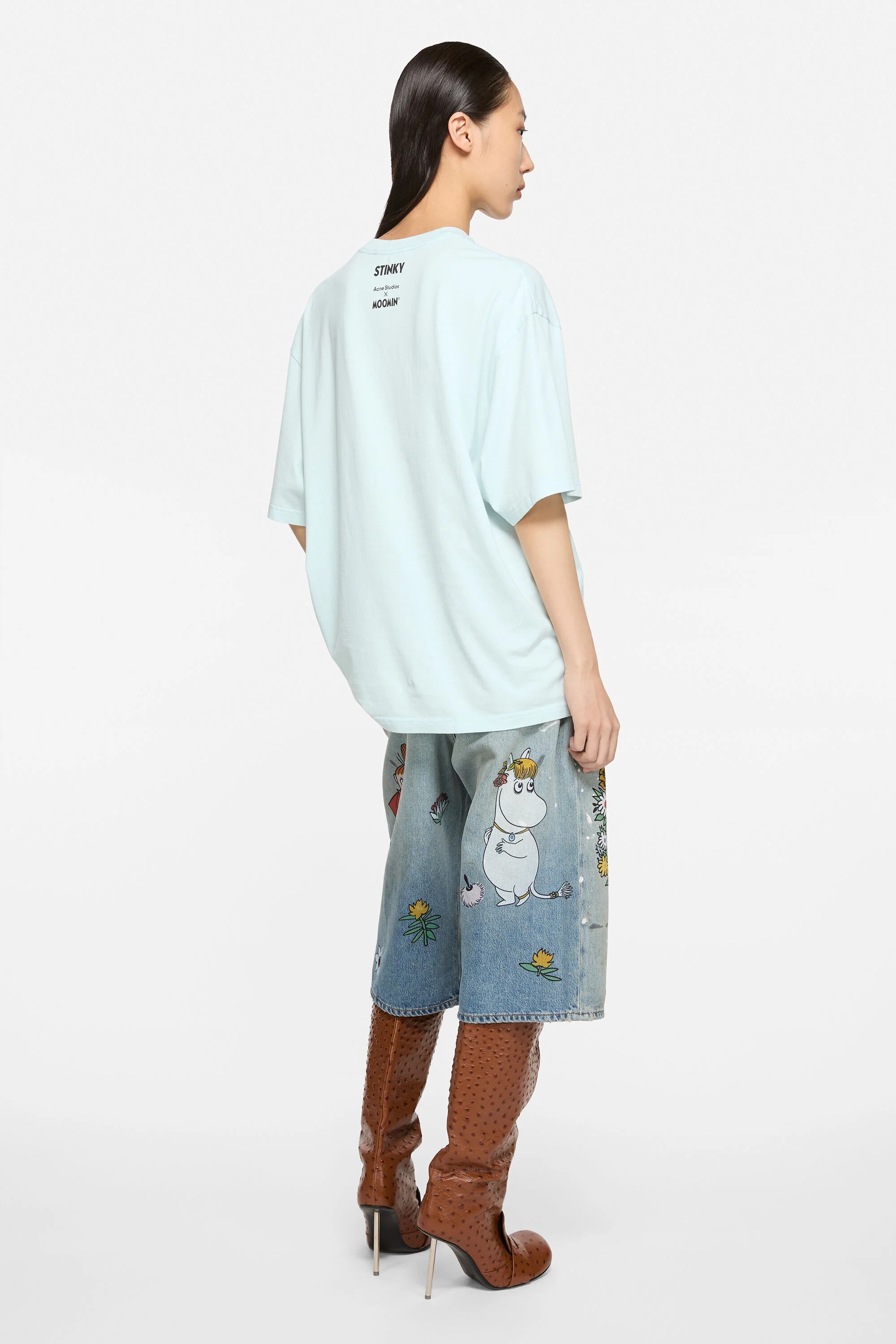 T-shirt Acne Studios x Moomin - Pale blue - 3