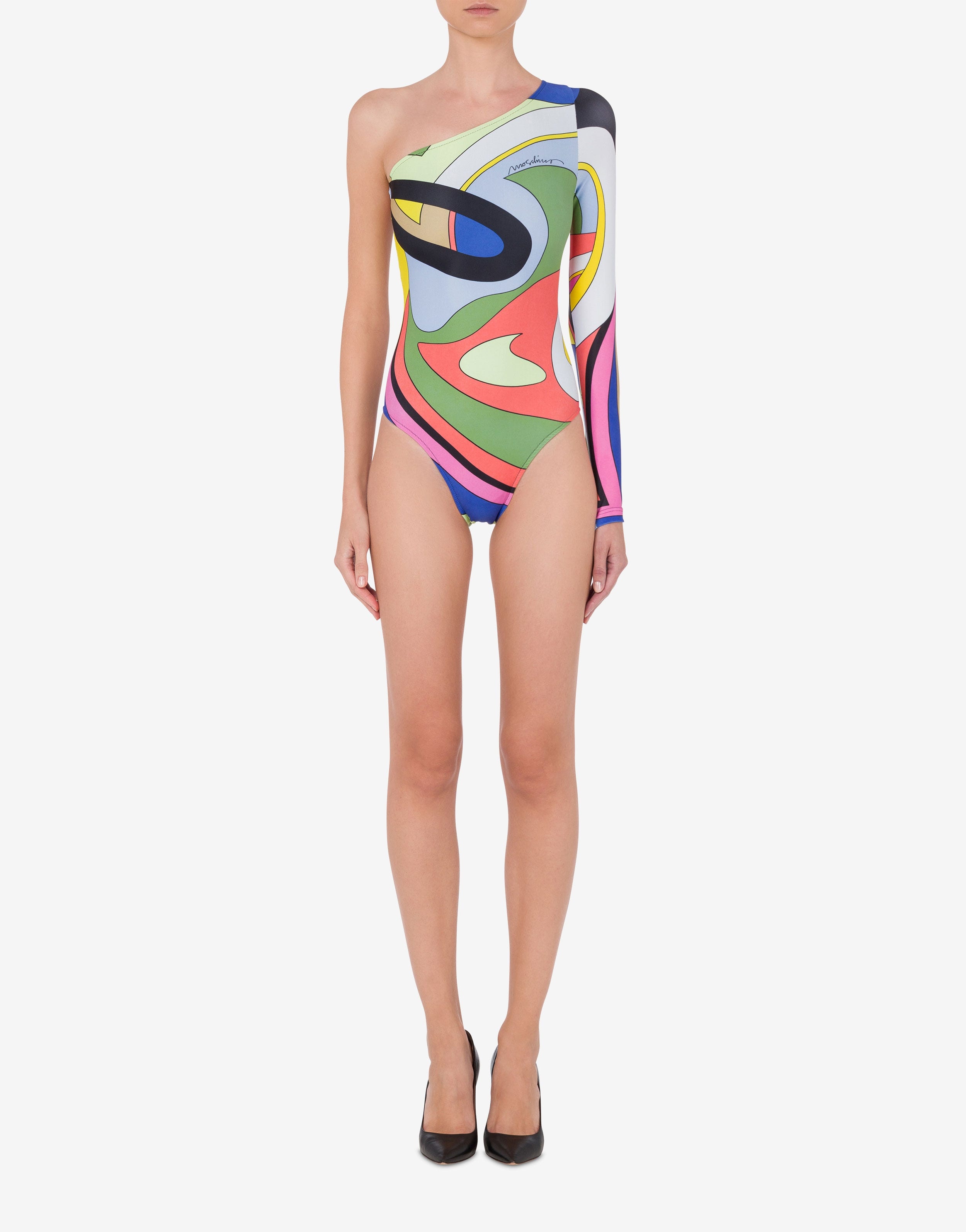 MULTICOLOUR PRINT ONE-PIECE SWIMSUIT - 2