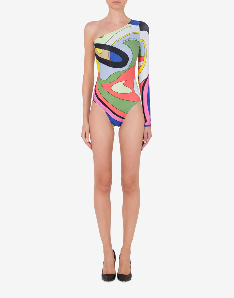 Moschino MULTICOLOUR PRINT ONE-PIECE SWIMSUIT outlook
