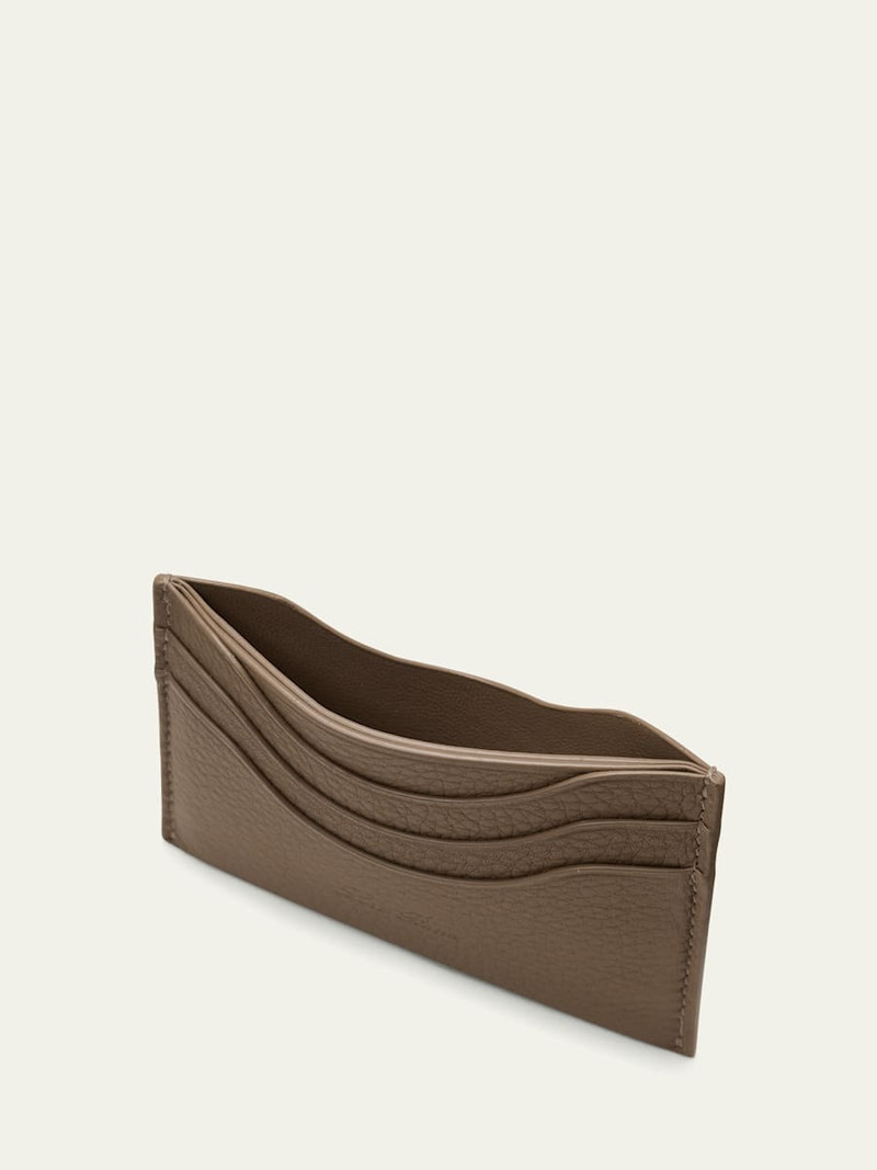 Loro Piana Men's Extra Grained Calfskin Card Holder outlook