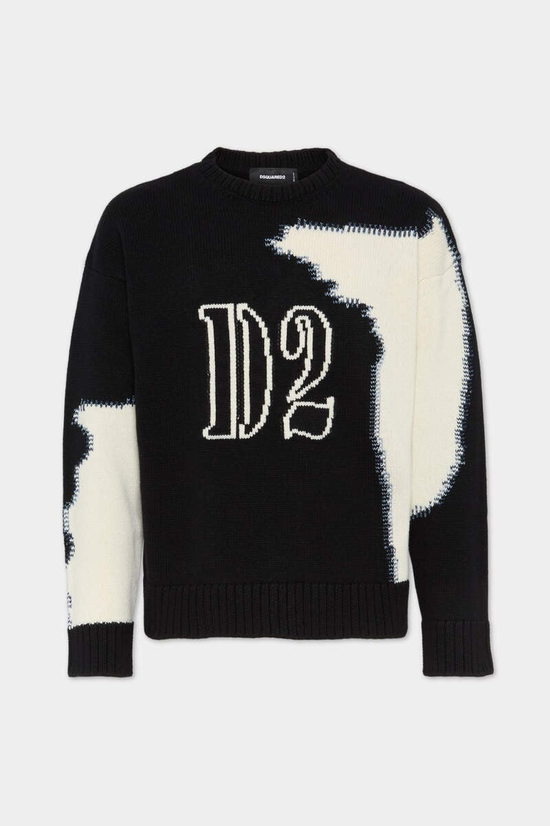 FAKE STITCH D2 KNIT SWEATER 1