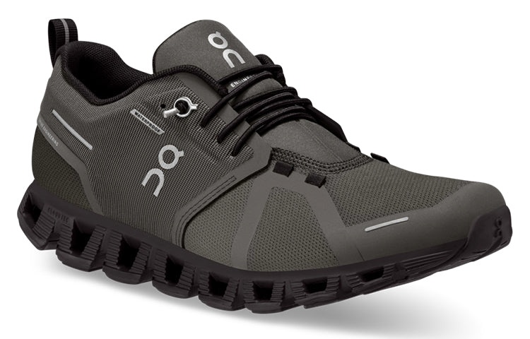 (WMNS) On Running Cloud 5 Waterproof 'Olive Green Black' 59.98836 - 4