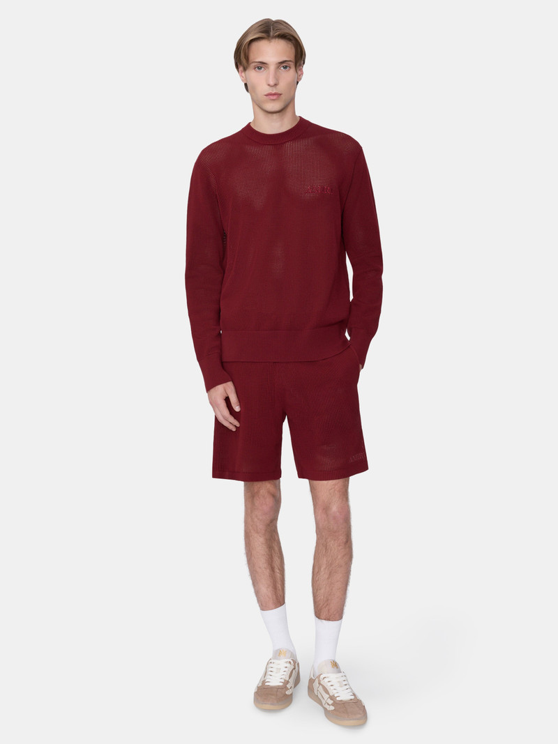 AMIRI AMIRI CROCHET MESH SHORT outlook
