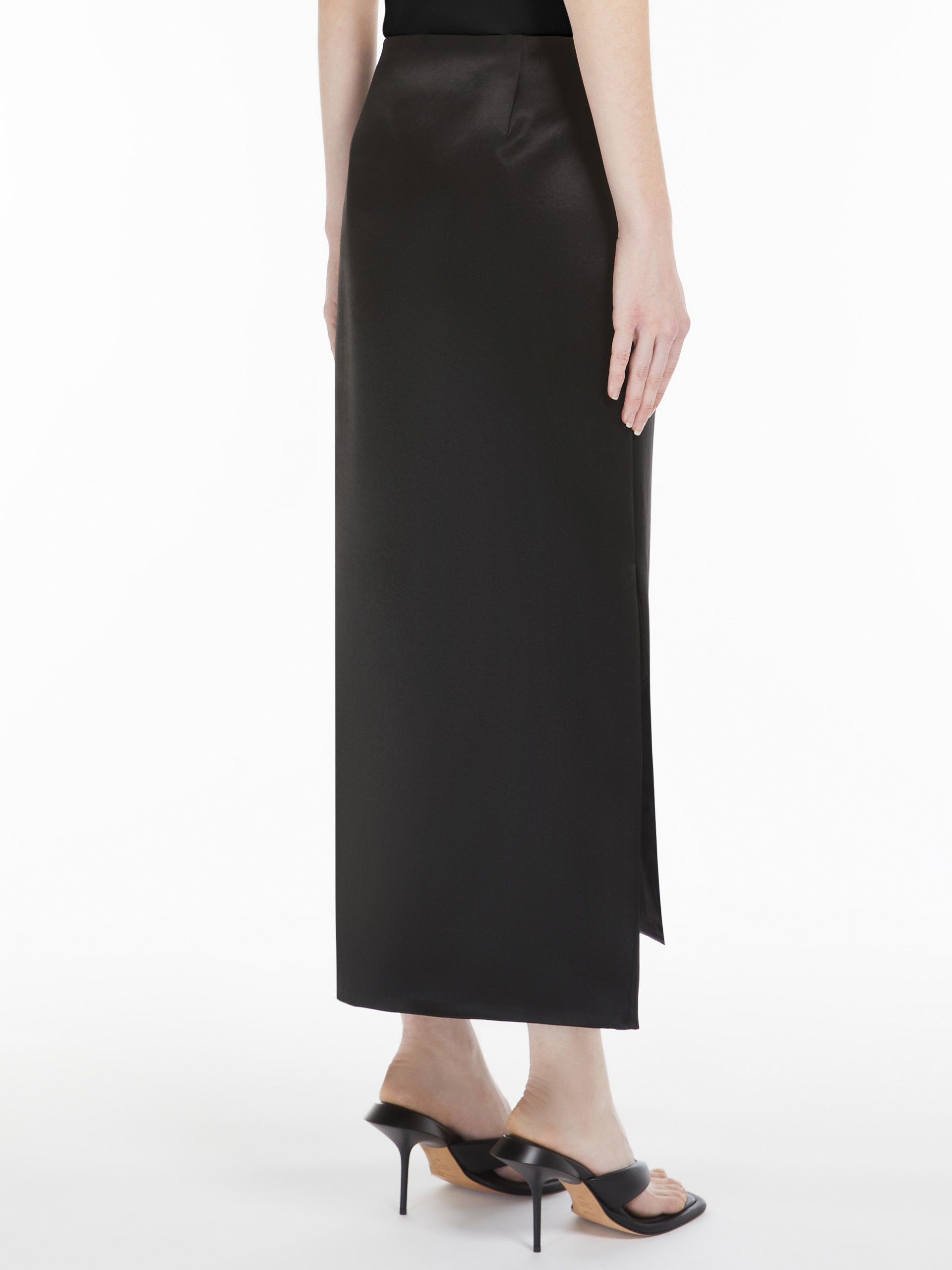 HUDSON Long slit wrap-style skirt - 4