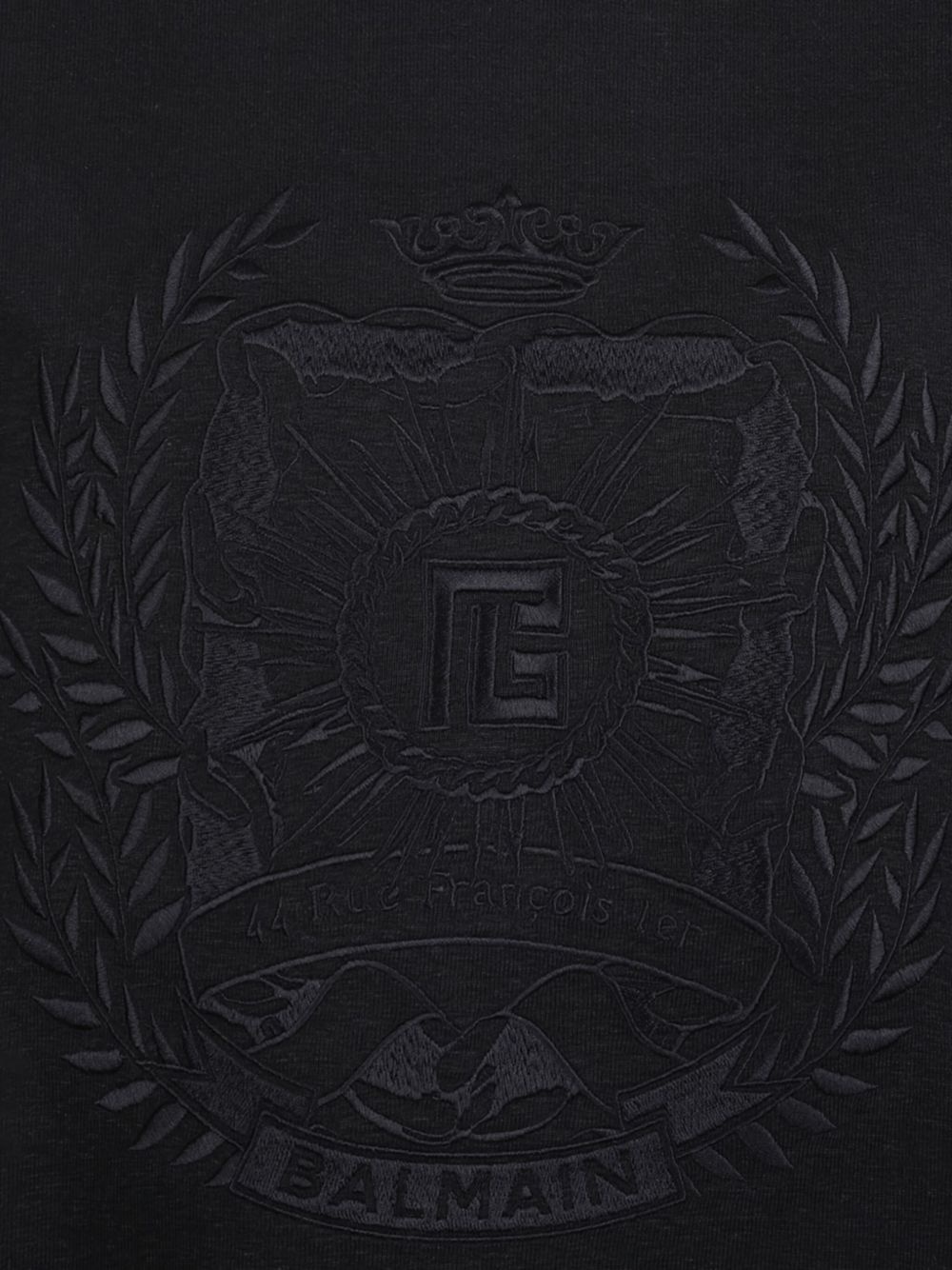 crest embroidered T-shirt - 3