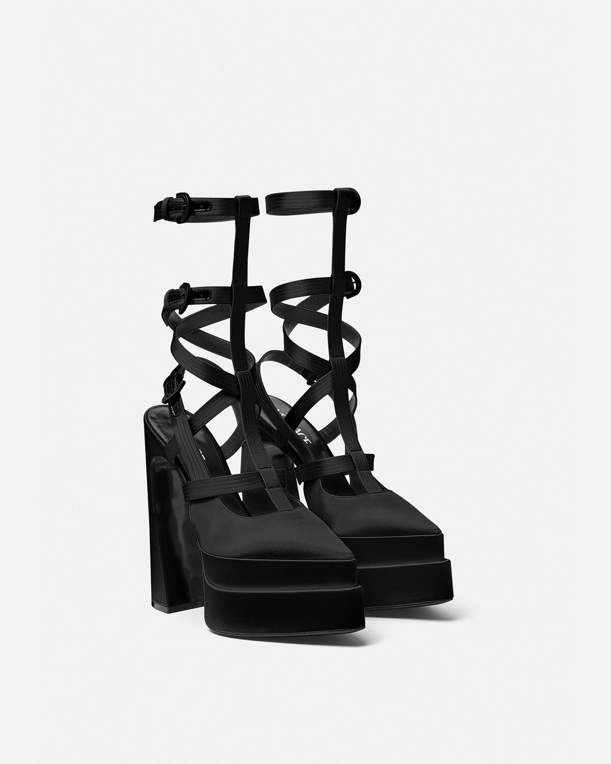 Aevitas Pointy Cage Platform Pumps - 2