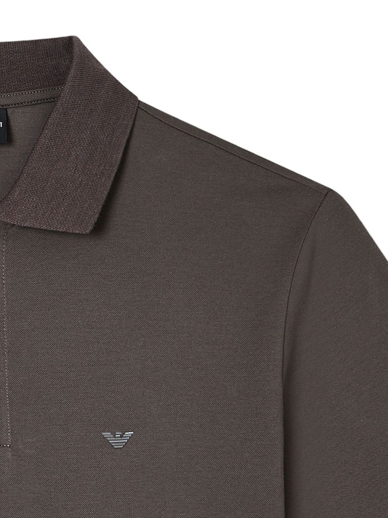 EMPORIO ARMANI logo-appliqué polo shirt outlook