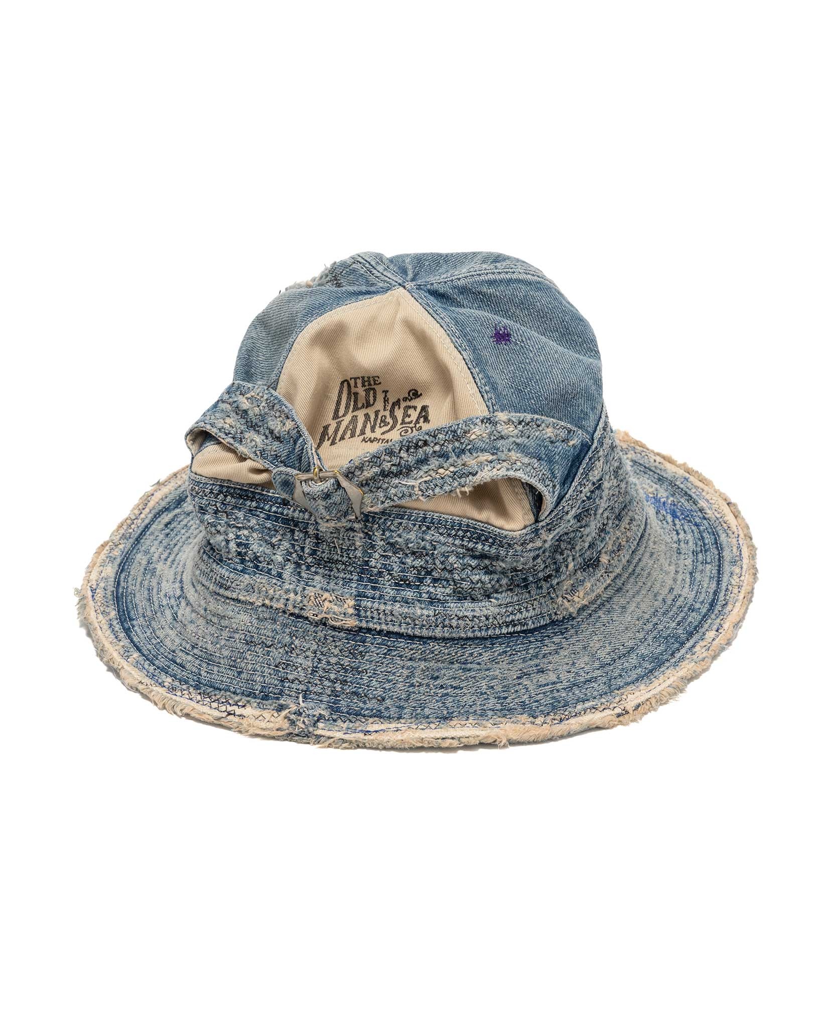 11.5oz Denim THE OLD MAN AND THE SEA Hat (CRASH Remake) Indigo - 3