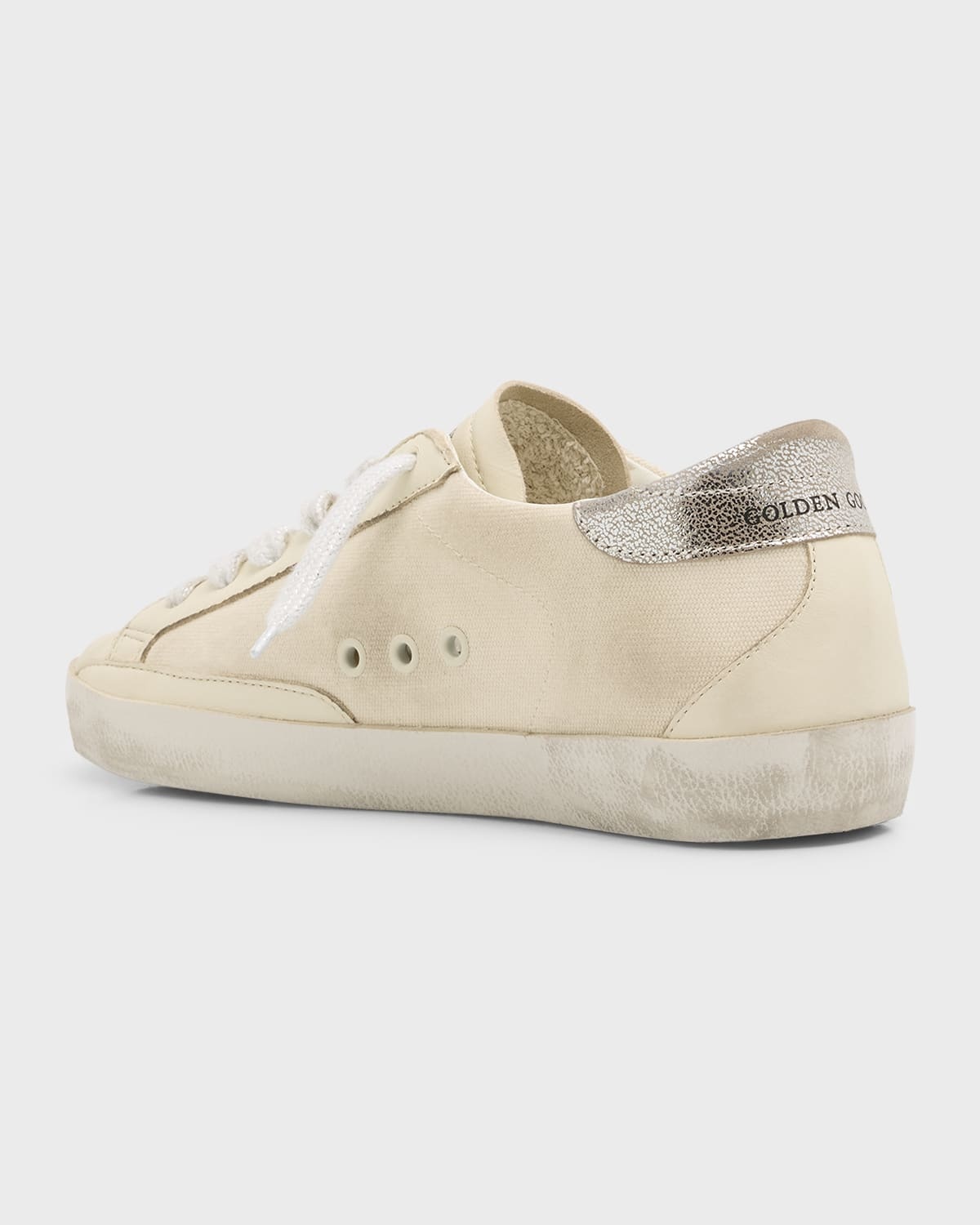 Superstar Canvas Metallic Low-Top Sneakers - 4