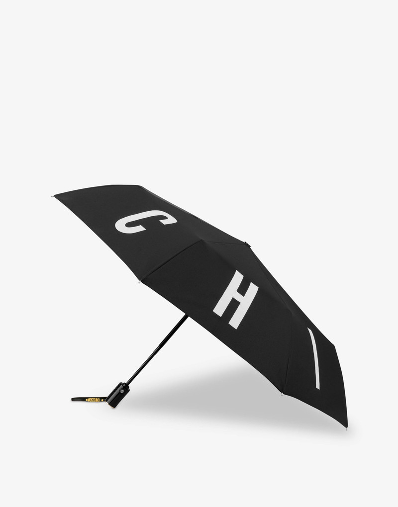 Moschino MAXI LETTERING LOGO OPEN & CLOSE UMBRELLA outlook
