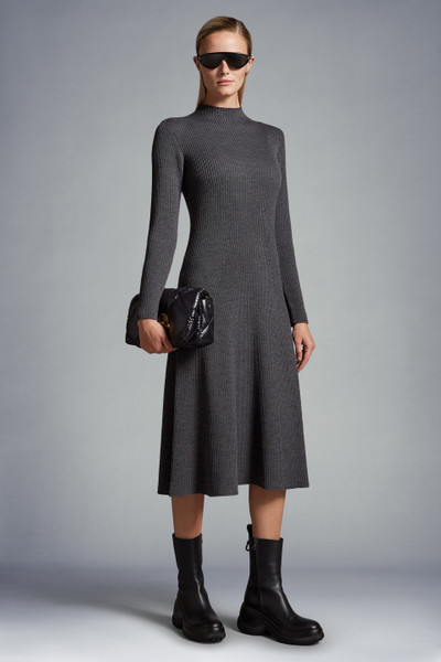 Moncler Knit Wool Midi Dress outlook