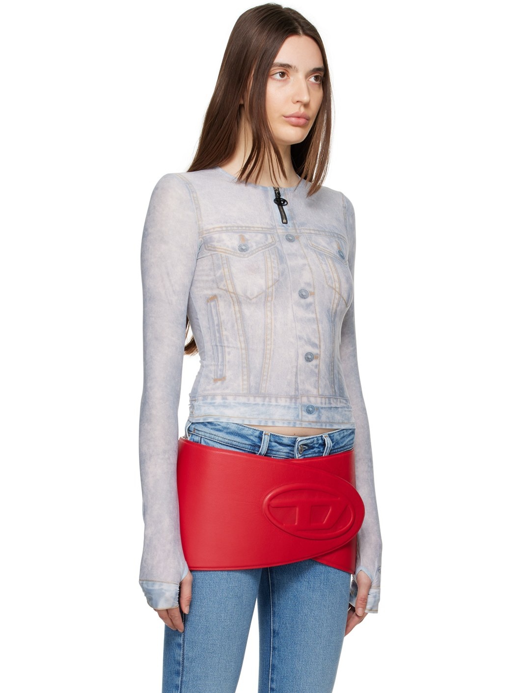 Blue T-Clau Long Sleeve T-Shirt - 2