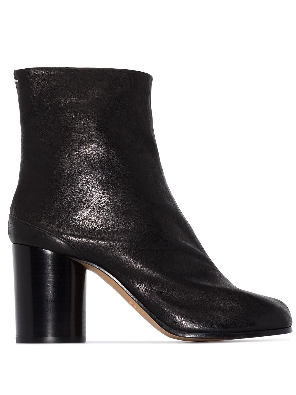 MAISON MARGIELA Women Vintage Leather Tabi High Heel Ankle Boots - 1