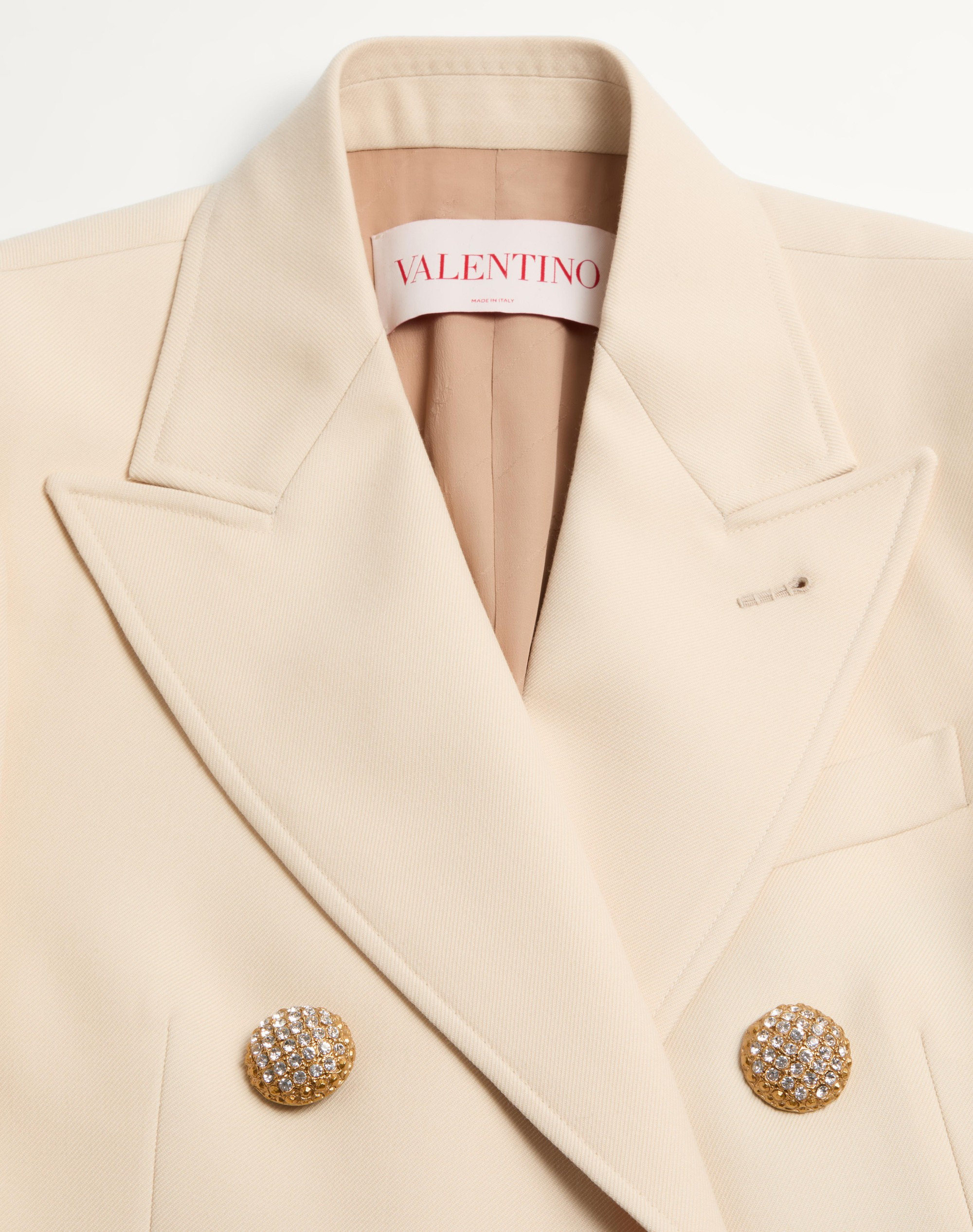 BLAZER IN DIAGONAL DRY WOOL - 3