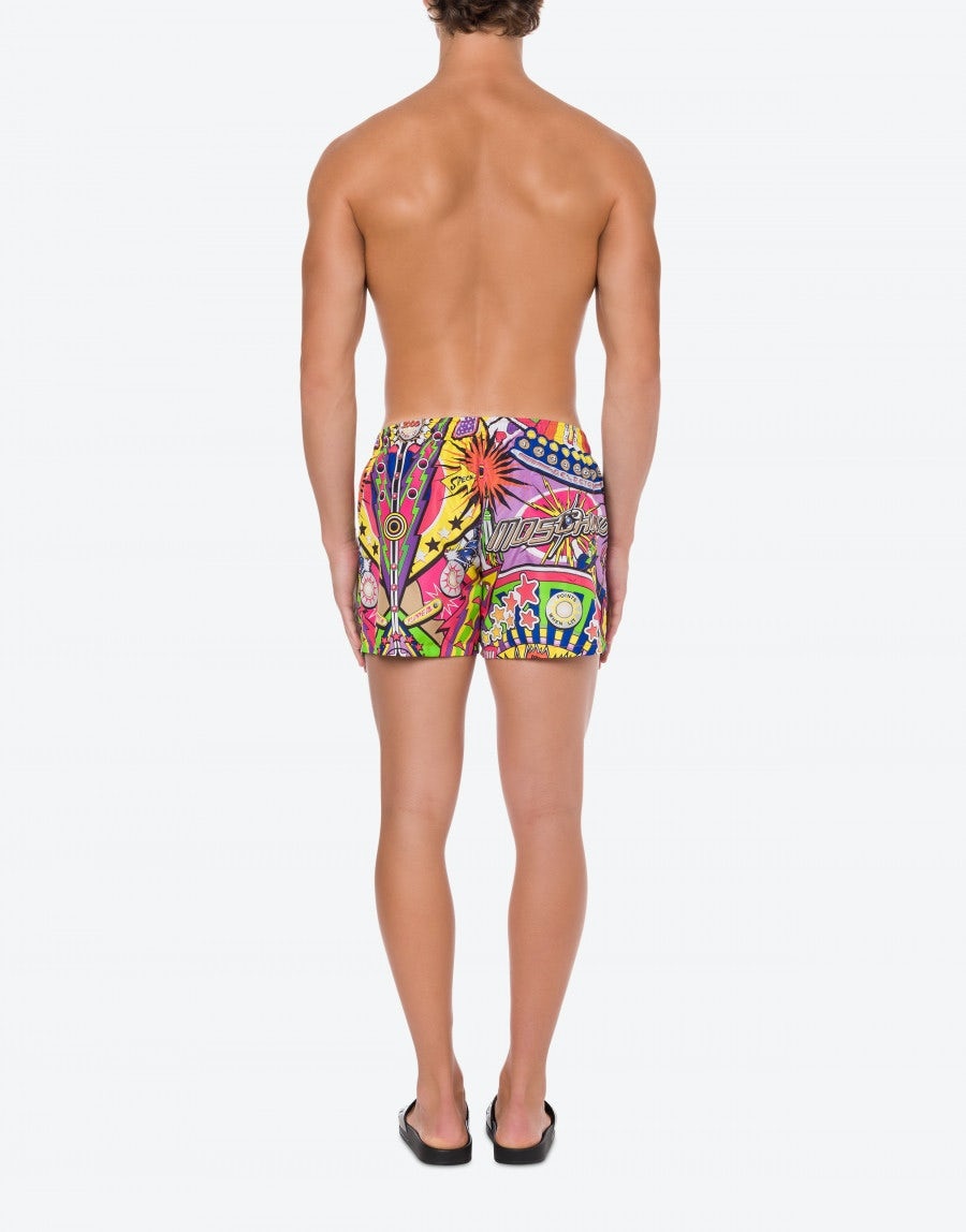 PINBALL PRINT BEACH BOXERS - 3