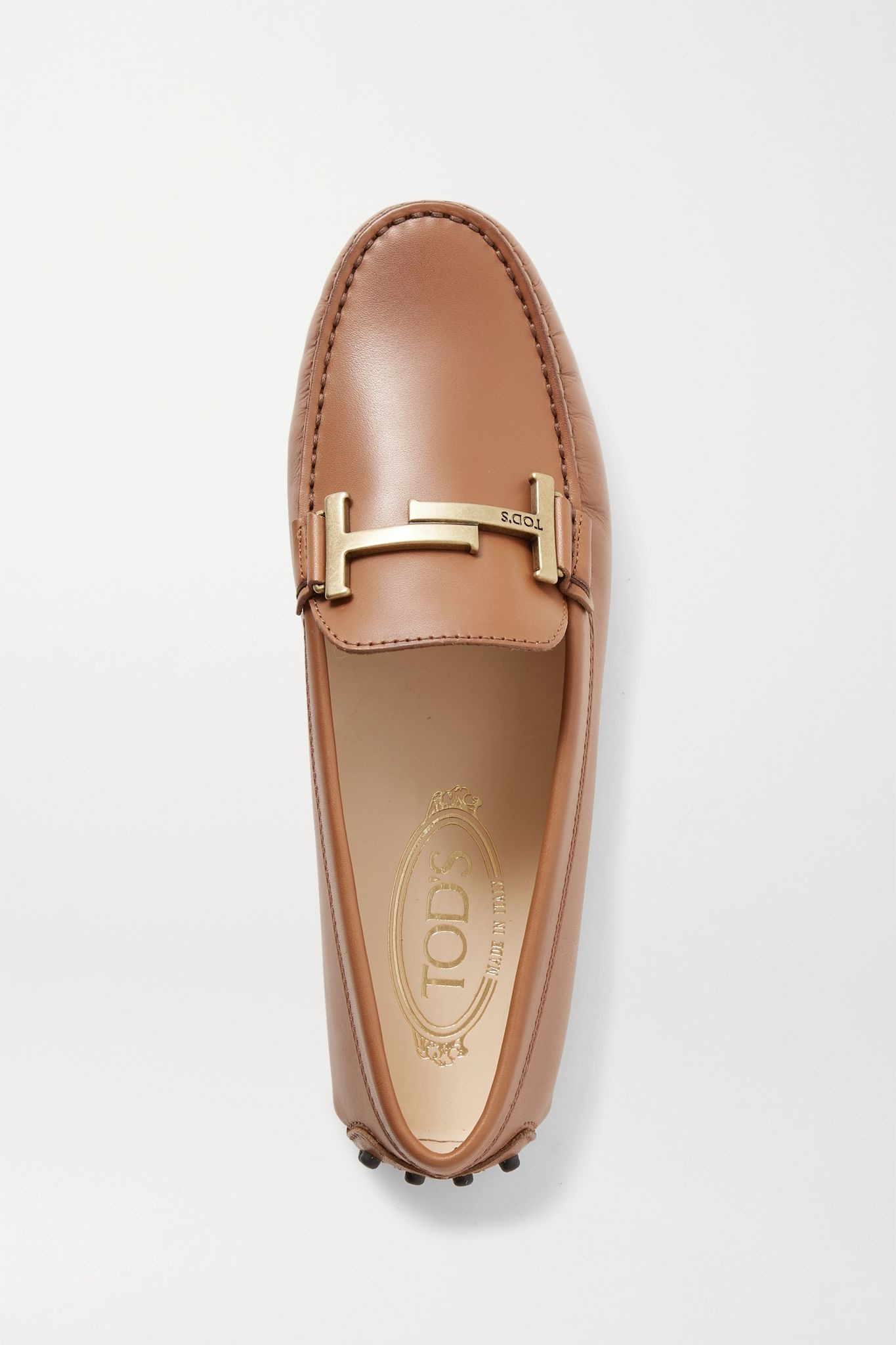 Gommino Doppia embellished leather loafers - 5