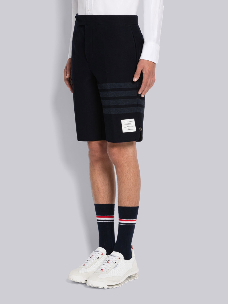 Thom Browne DOUBLE FACE TECH TWILL TONAL 4-BAR BERMUDA SHORTS outlook