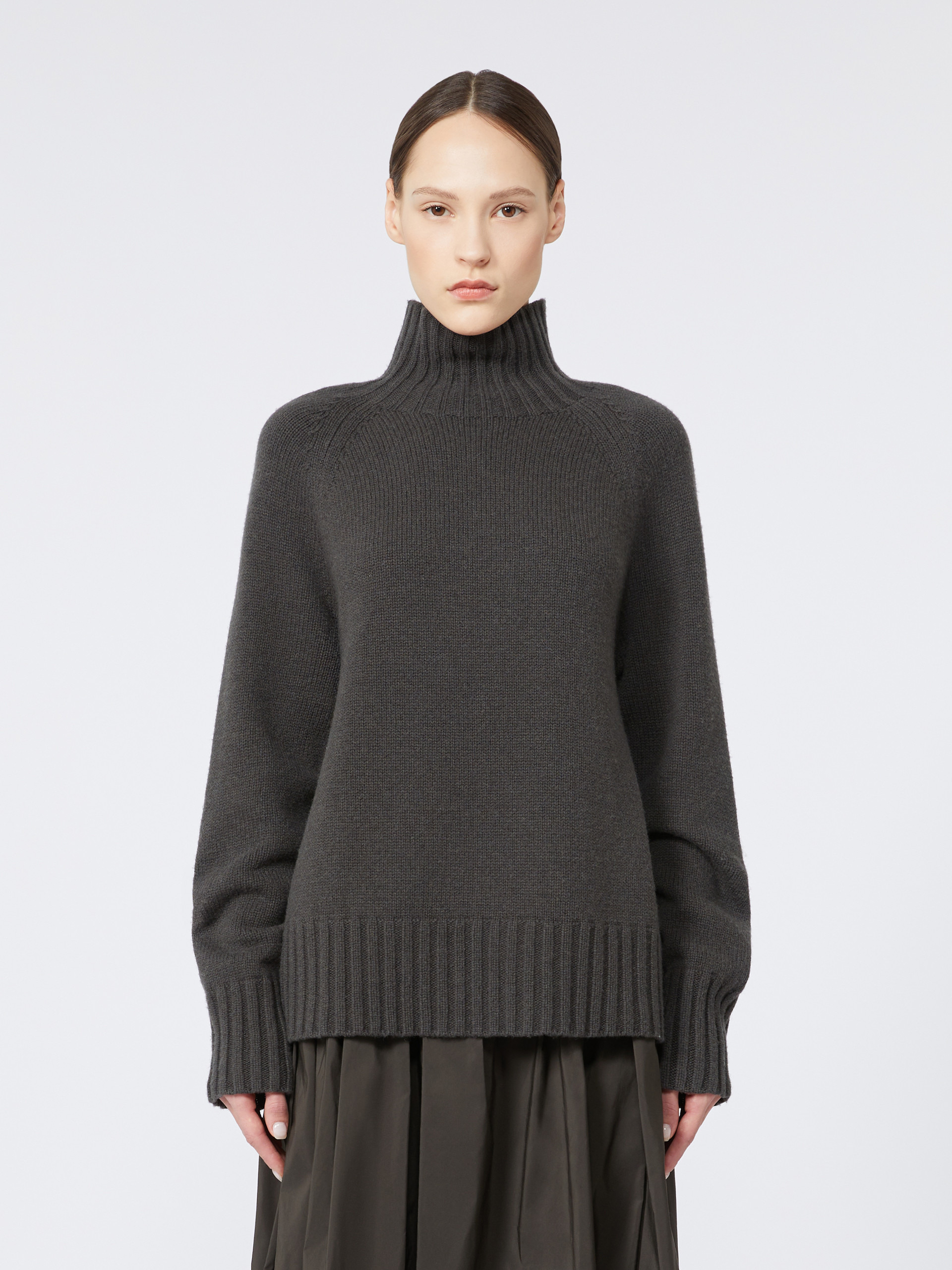 MANTOVA Wool and cashmere yarn polo-neck sweater - 3