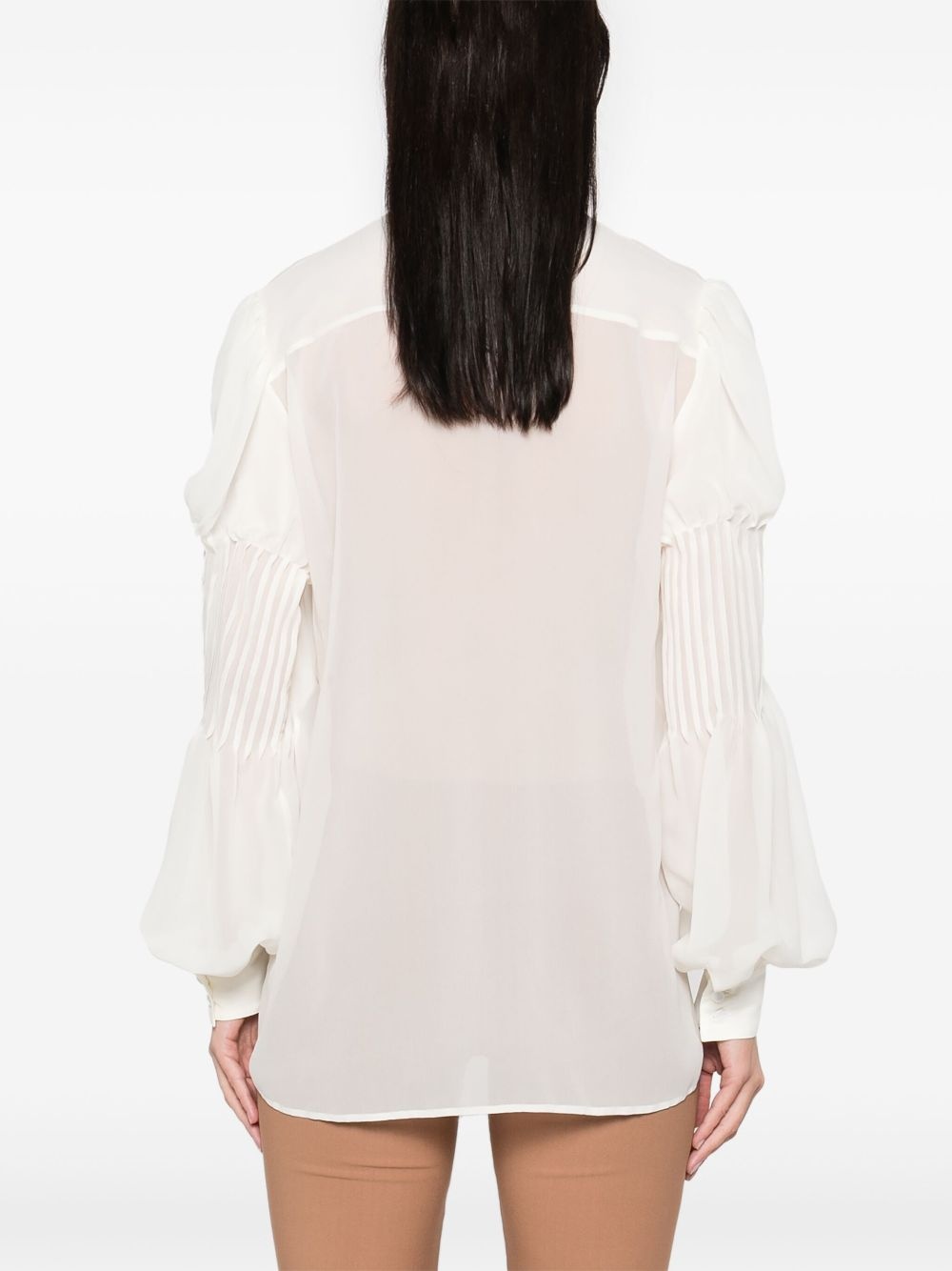 crepe shirt - 4