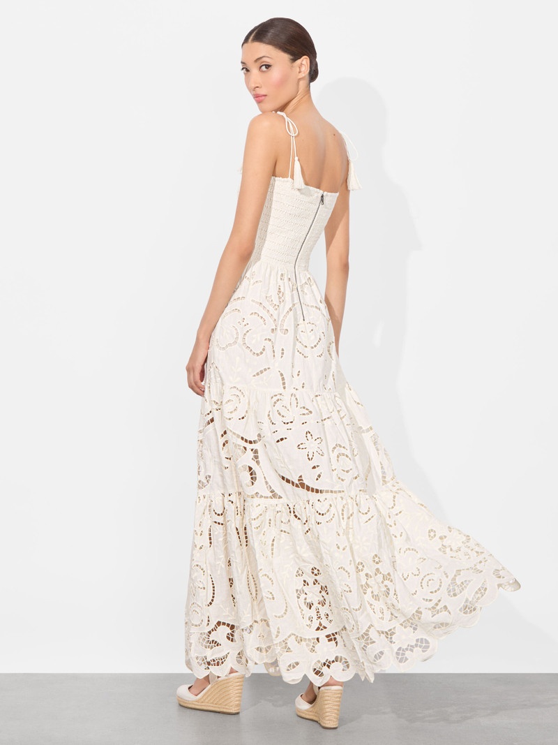 Alice + Olivia MARNA TIERED MAXI DRESS outlook