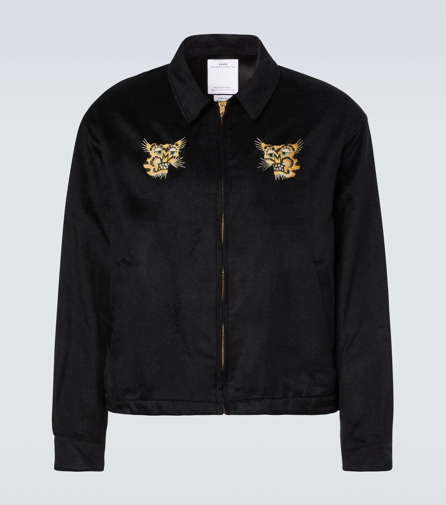 Norad embroidered silk blouson - 1