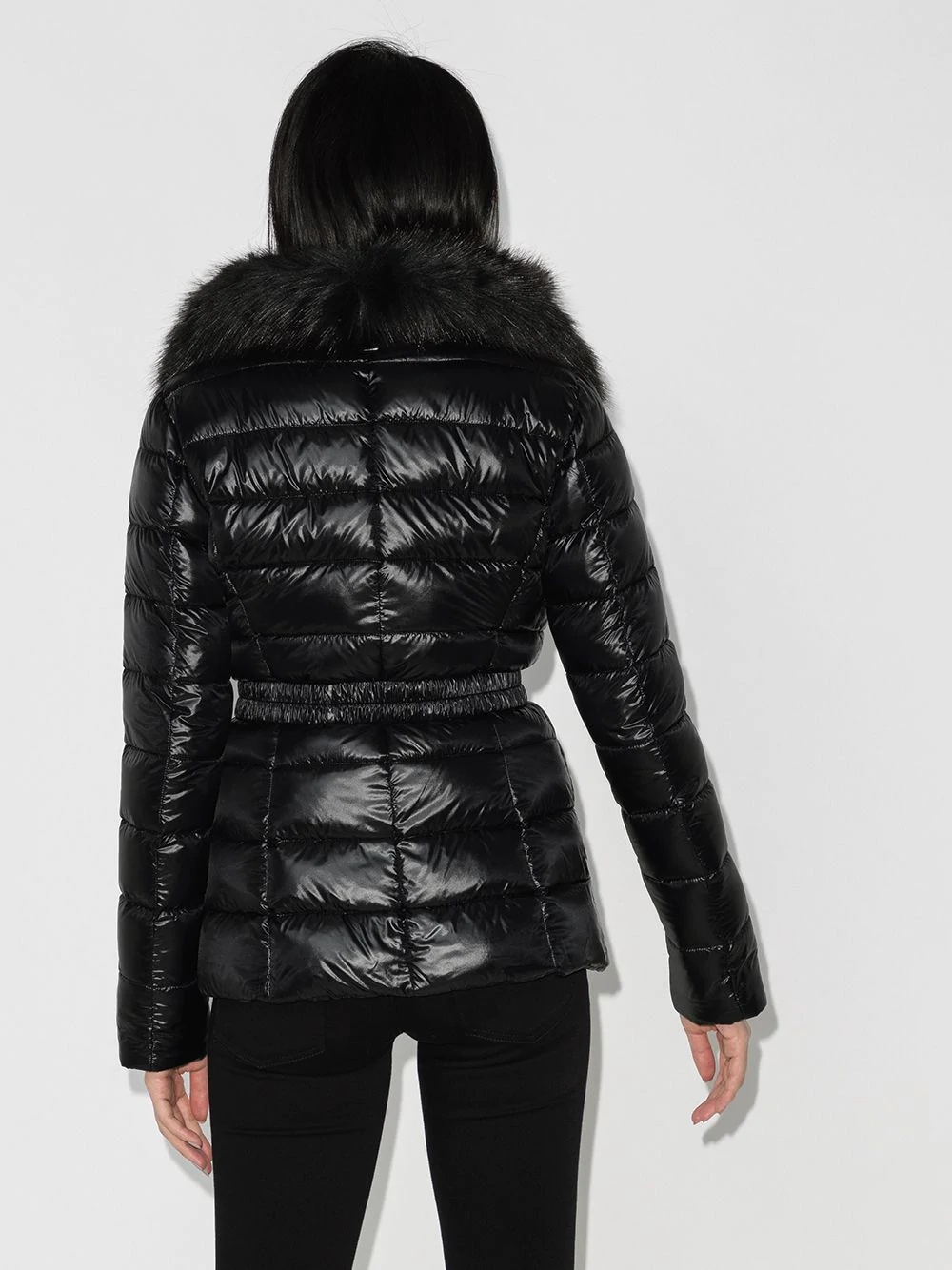 belted quilted puffer jacket - 3