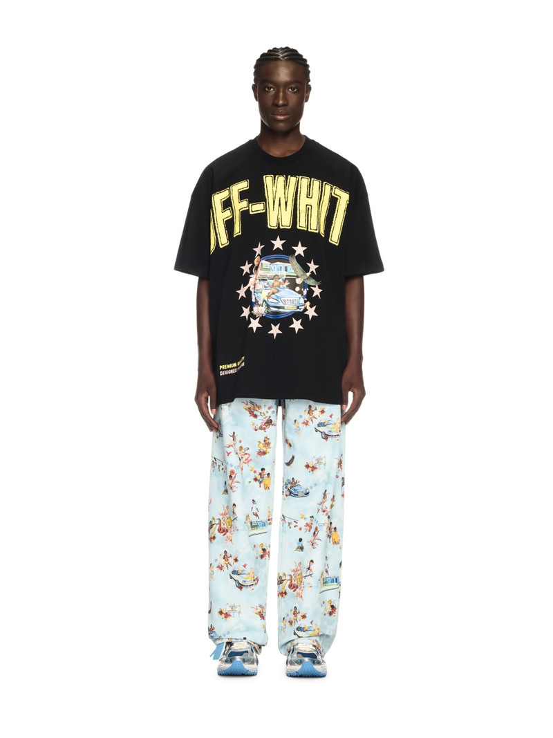 Off-White Black Fresco Star T-shirt outlook