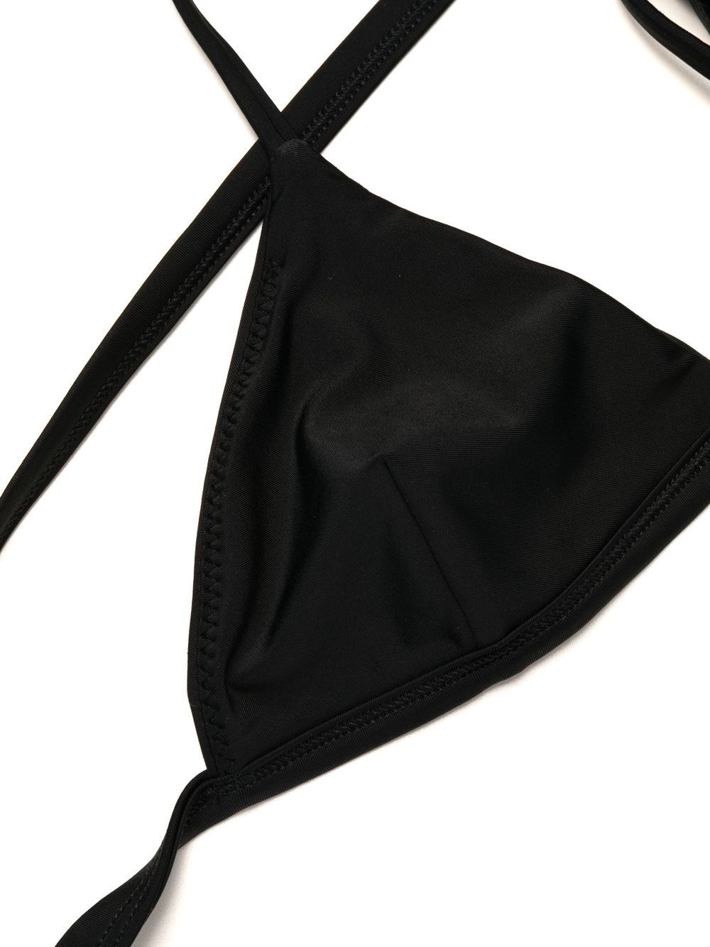 triangle-cup wrapped bikini top - 3