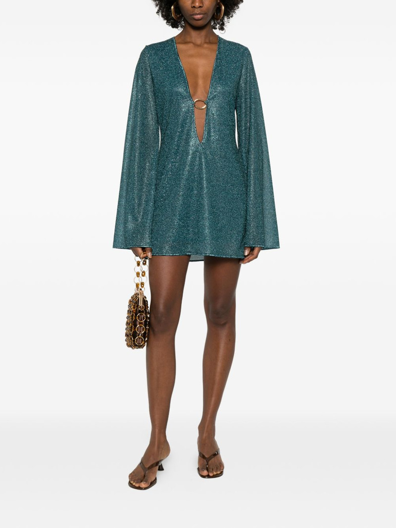 Oséree Lumière V-neck ring mini dress outlook